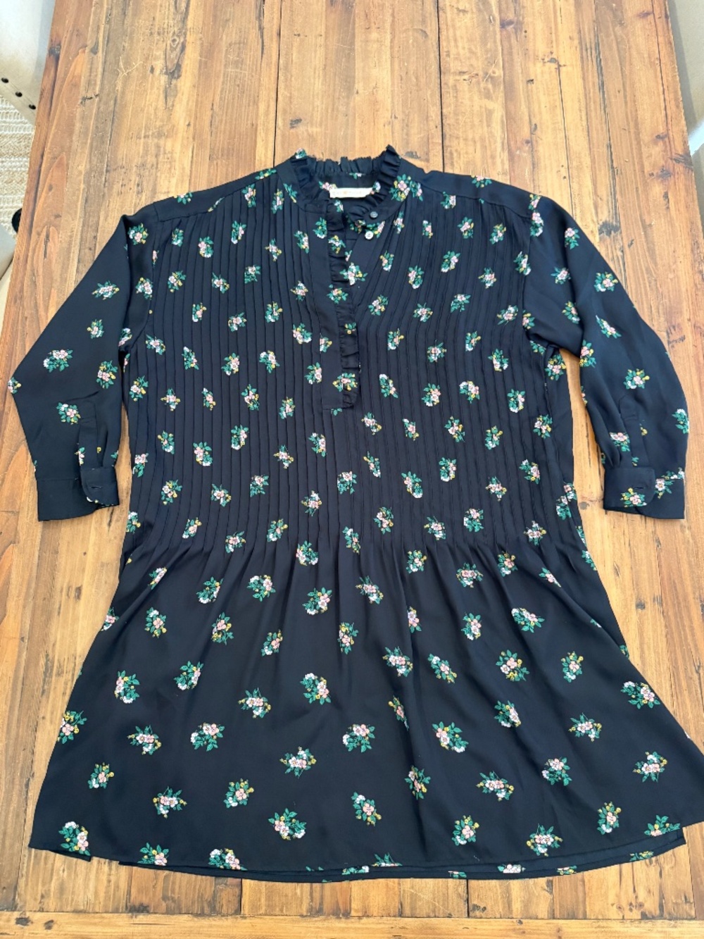 Tory Burch | Oversized Floral Mini Dress | Size 8